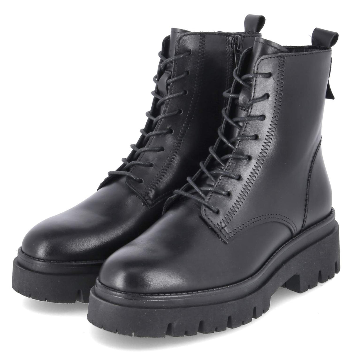 Schnürboots  Schwarz