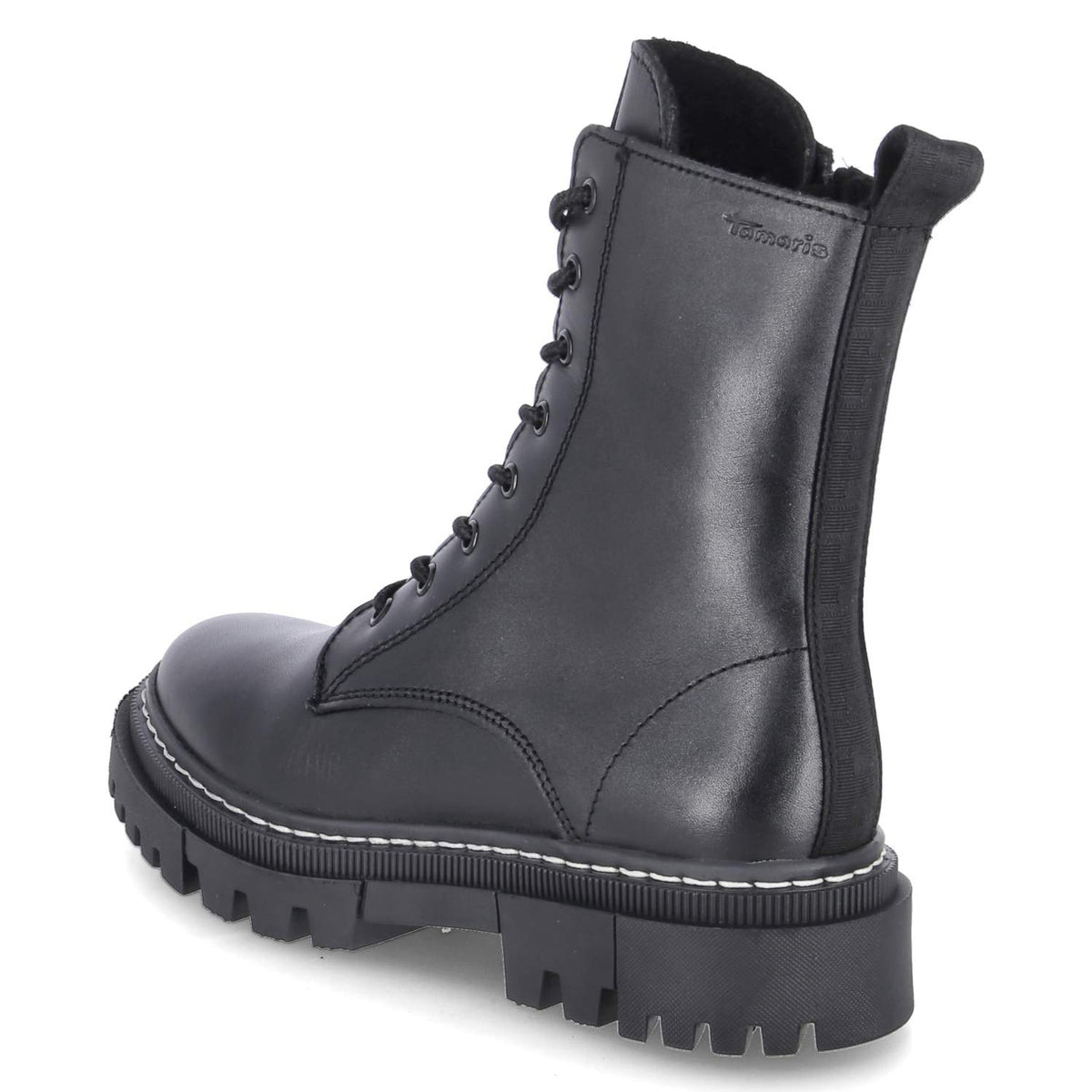 Schnürboots  Schwarz