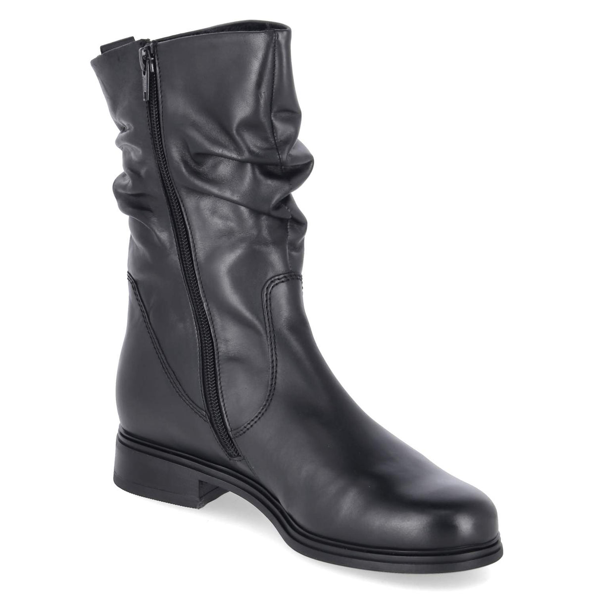 Slouchy Boots  Schwarz