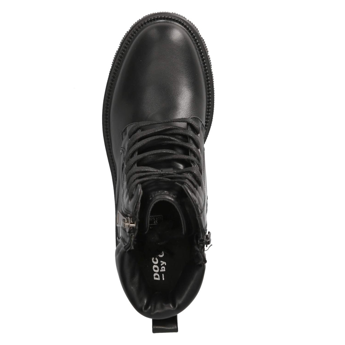 Schnürstiefeletten  Schwarz