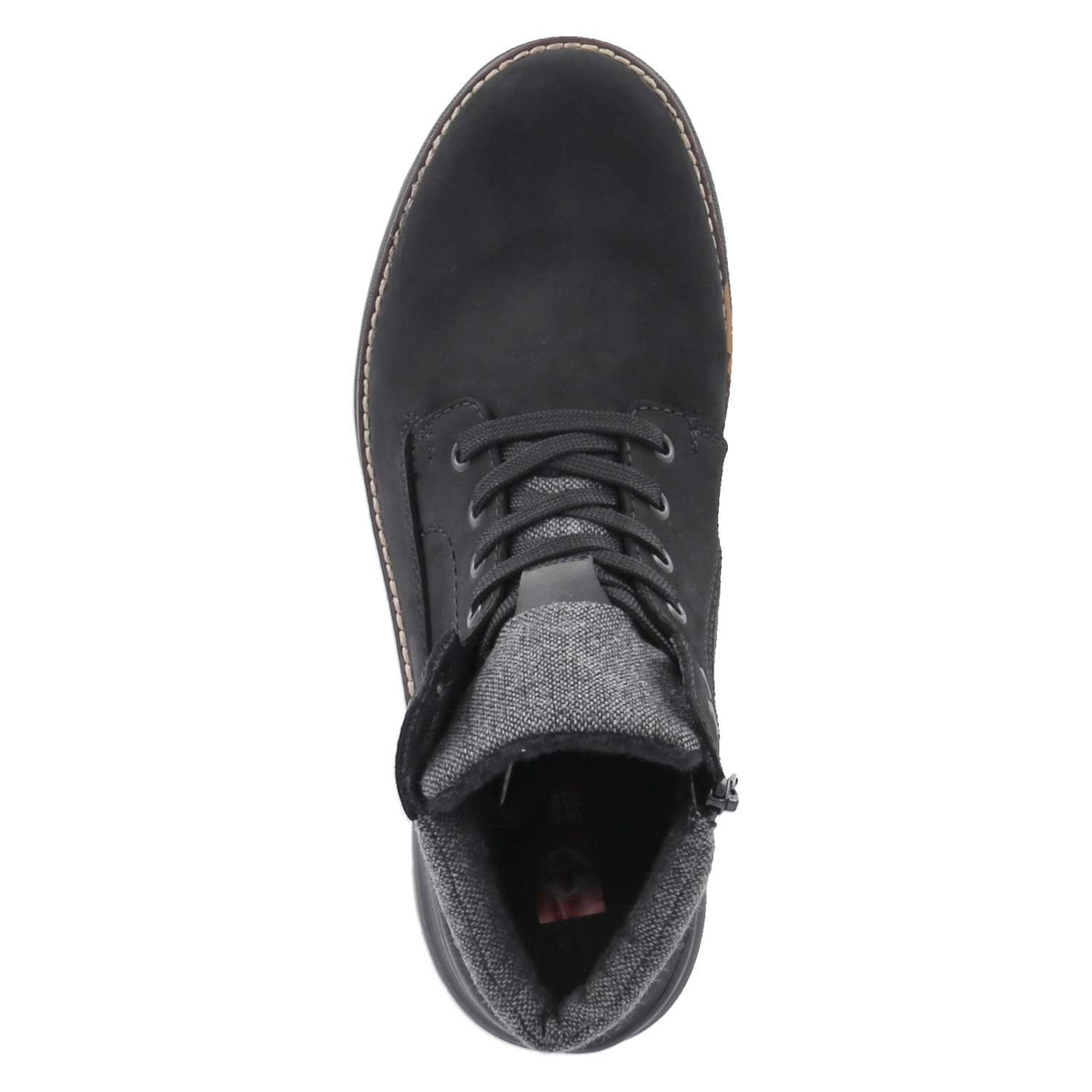 Schnürstiefeletten  Schwarz