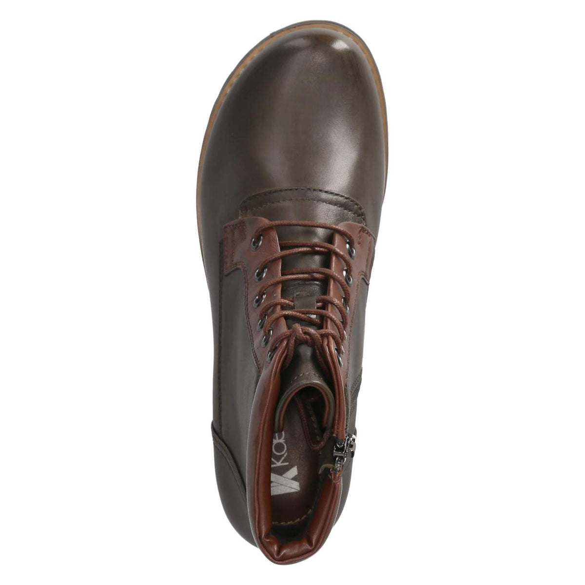 Schnürstiefeletten  Grün