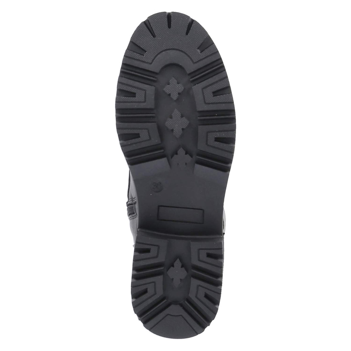 Schnürstiefeletten  Schwarz