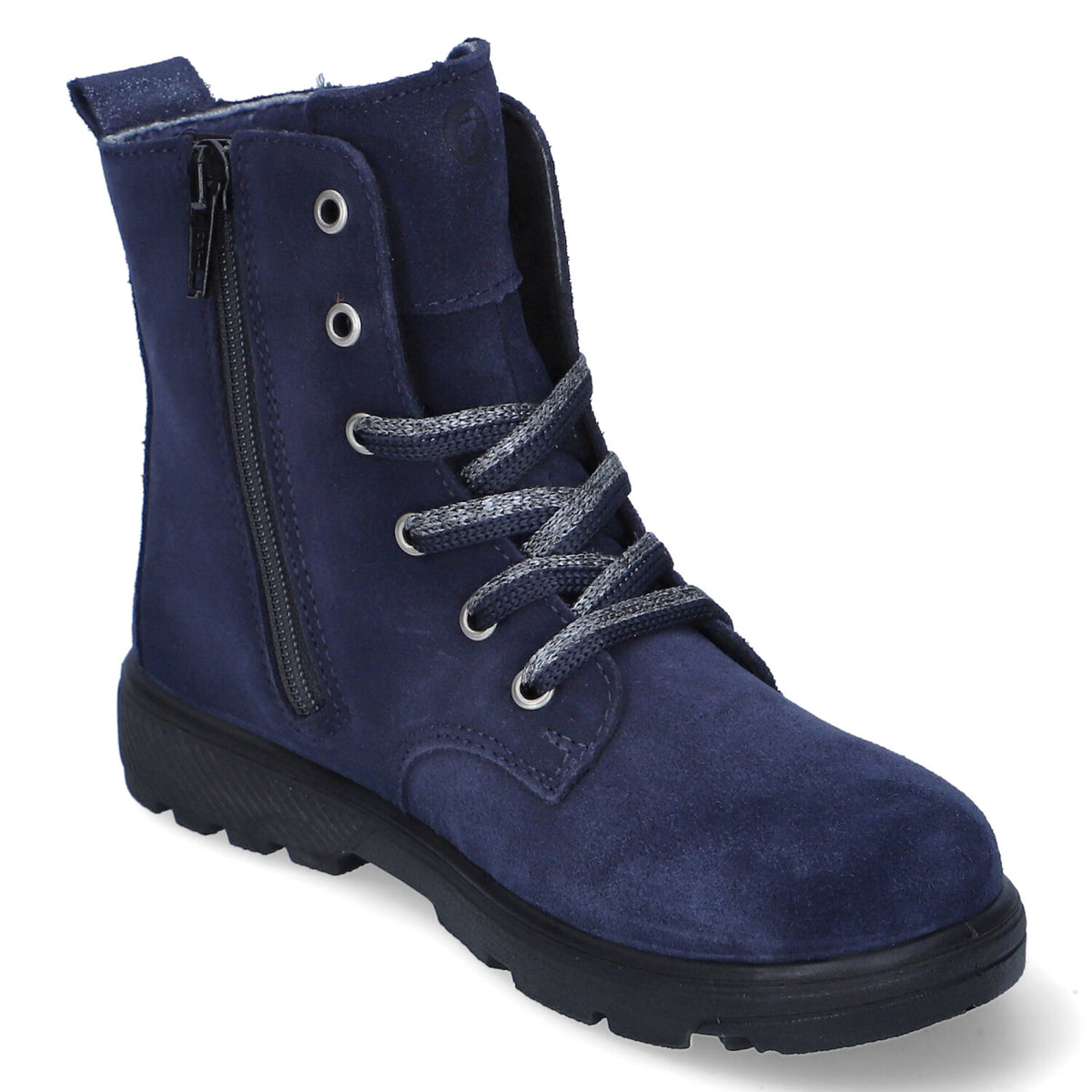 Schnürstiefeletten ALINA  Blau