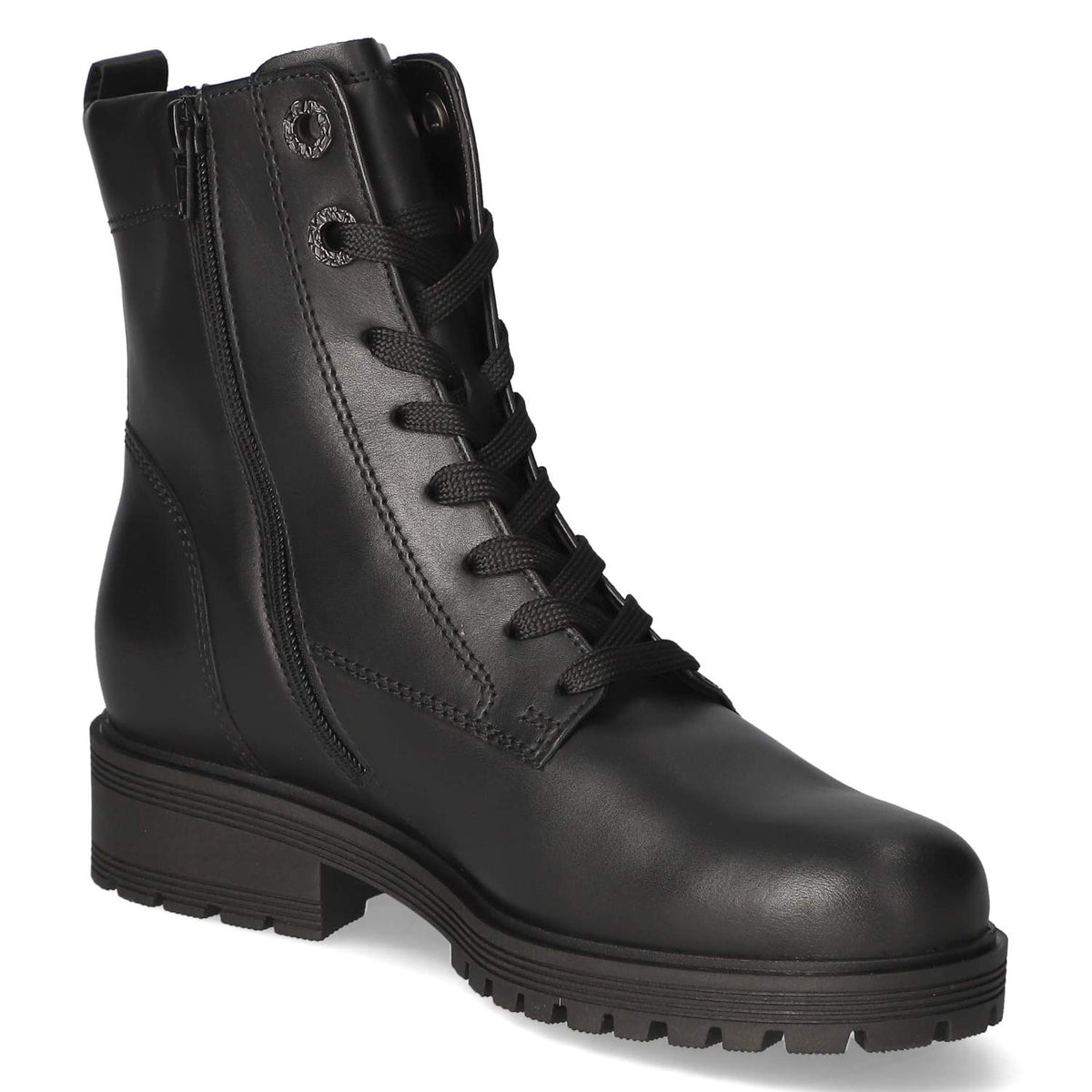Schnürstiefeletten  Schwarz