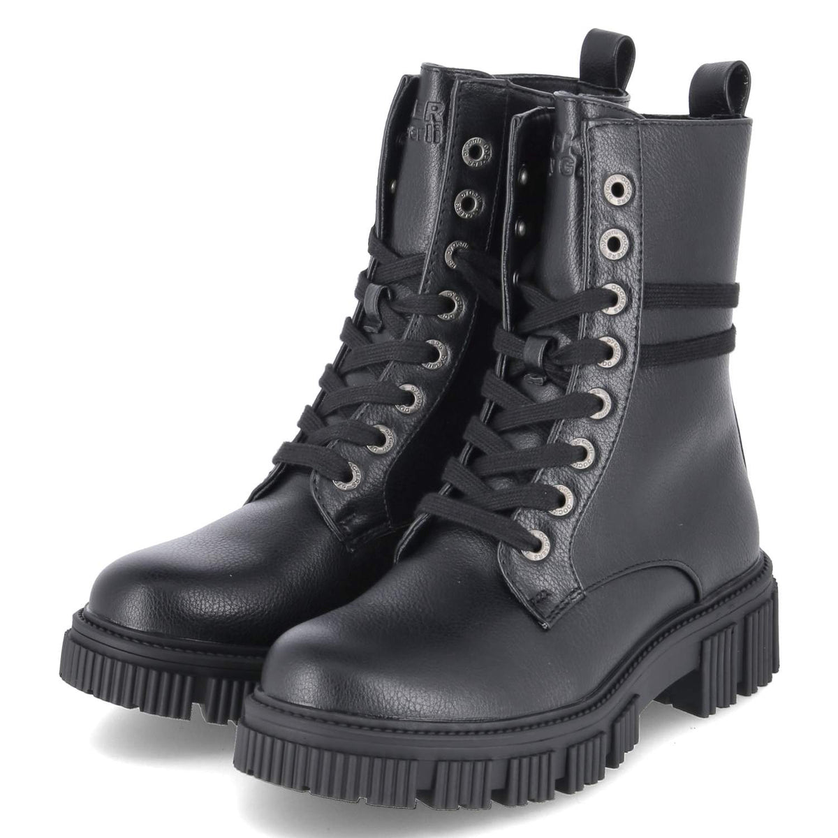 Schnürboots  Schwarz
