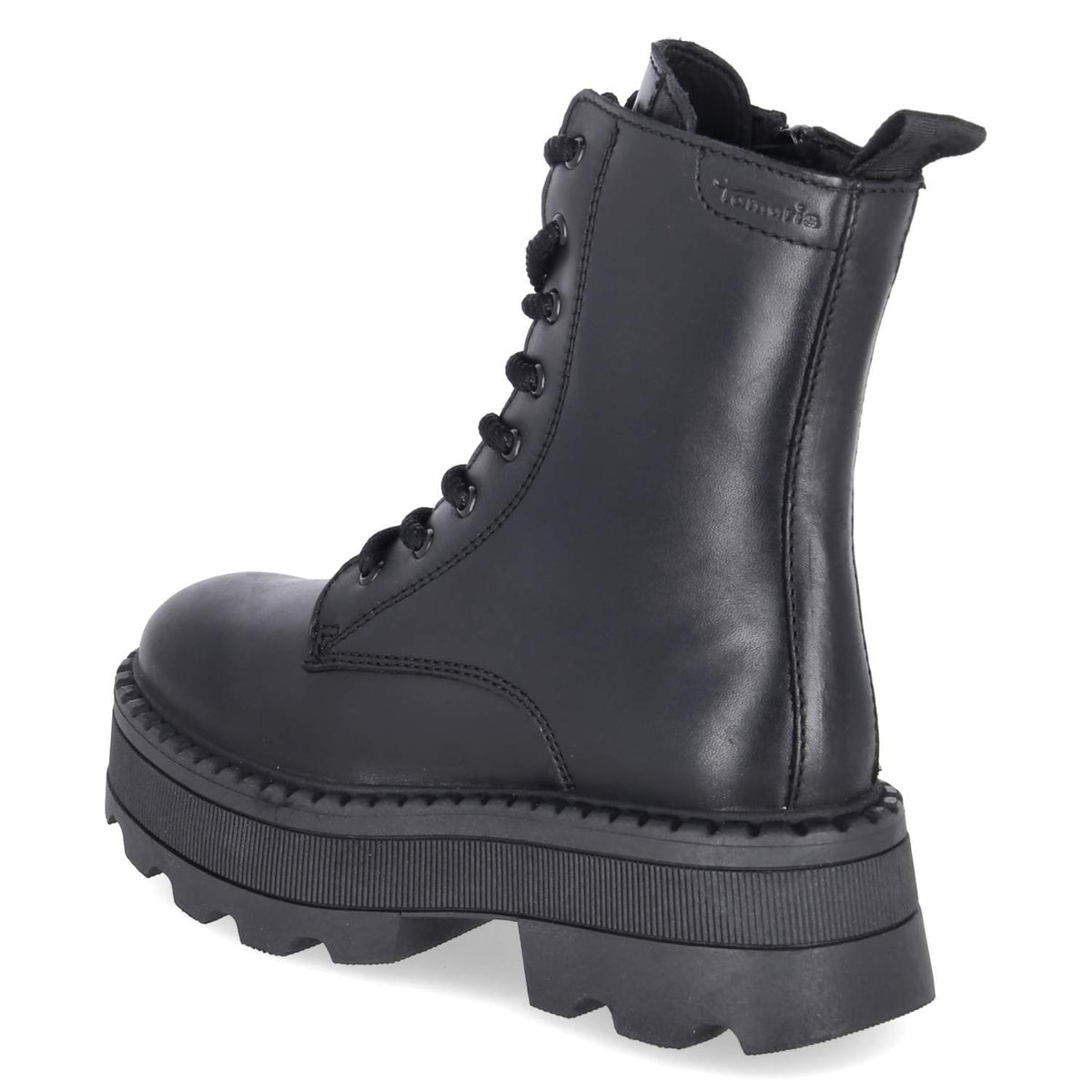 Schnürboots  Schwarz