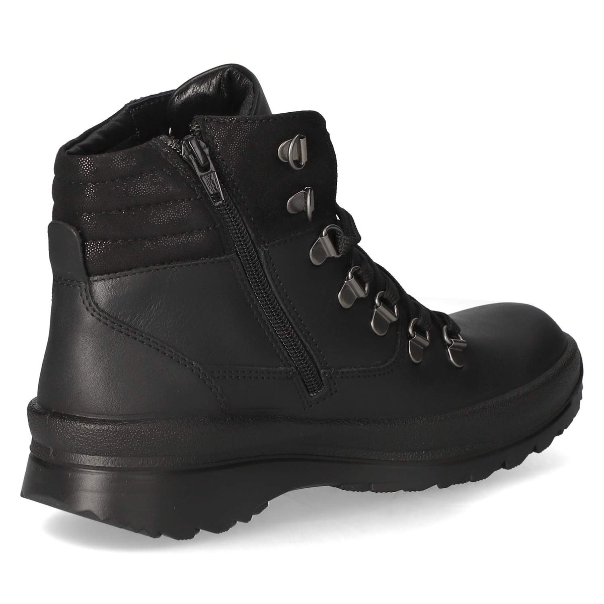 Schnürstiefeletten  Schwarz