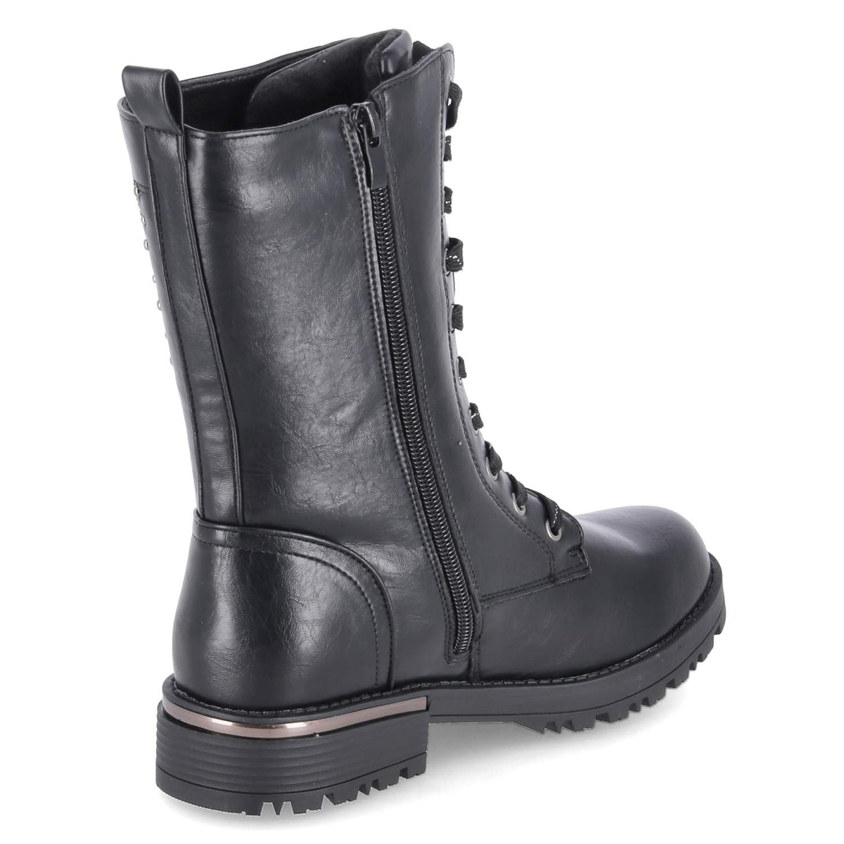 Schnürstiefeletten  Schwarz