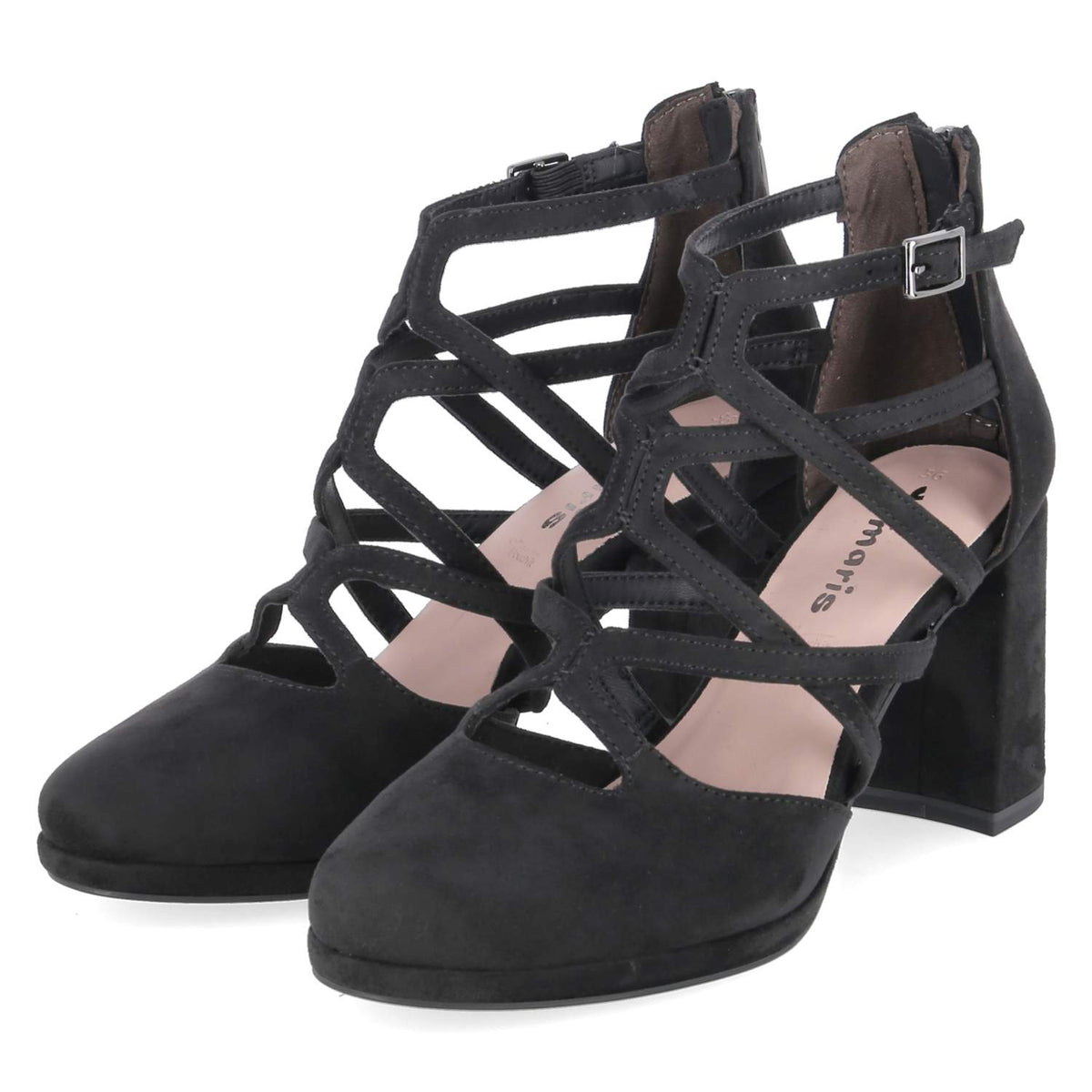 Riemchenpumps  Schwarz