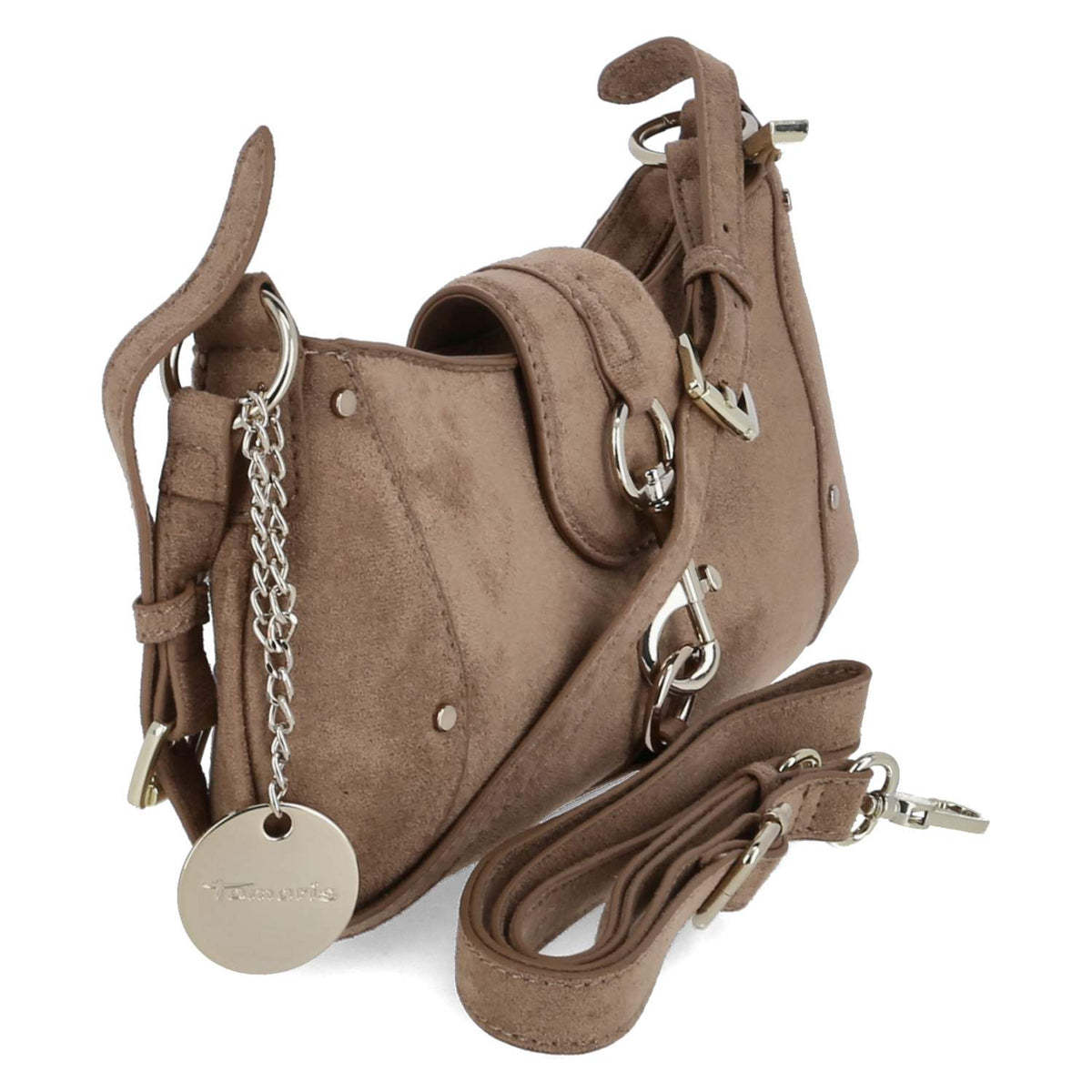 Baguette Bag MARINA SUEDE  Beige
