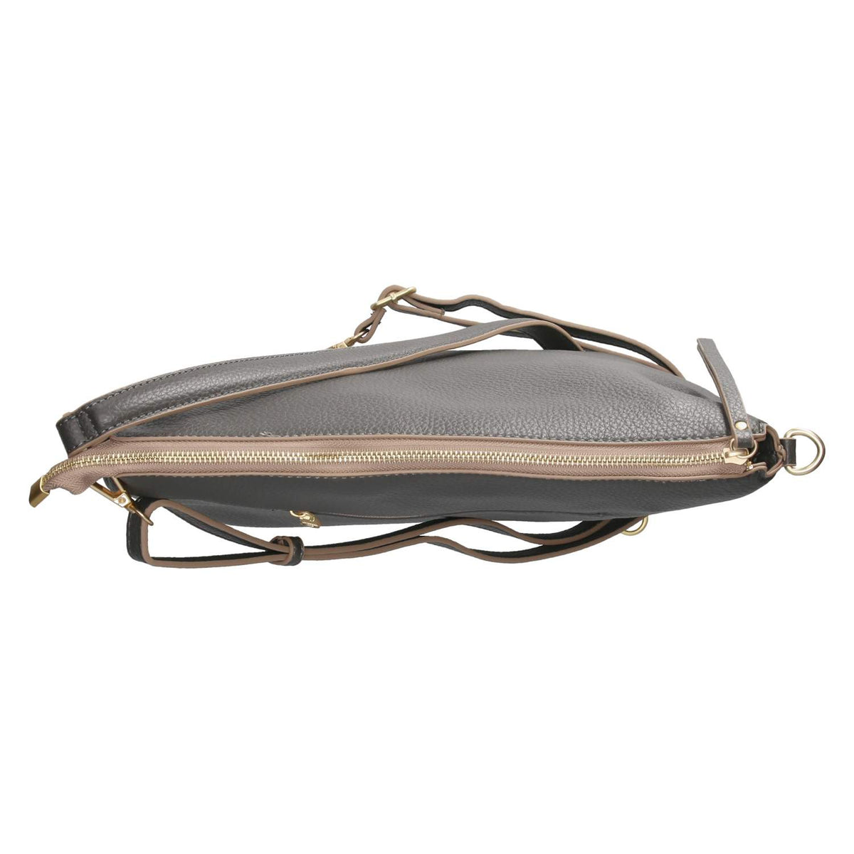 Schultertasche  Grau