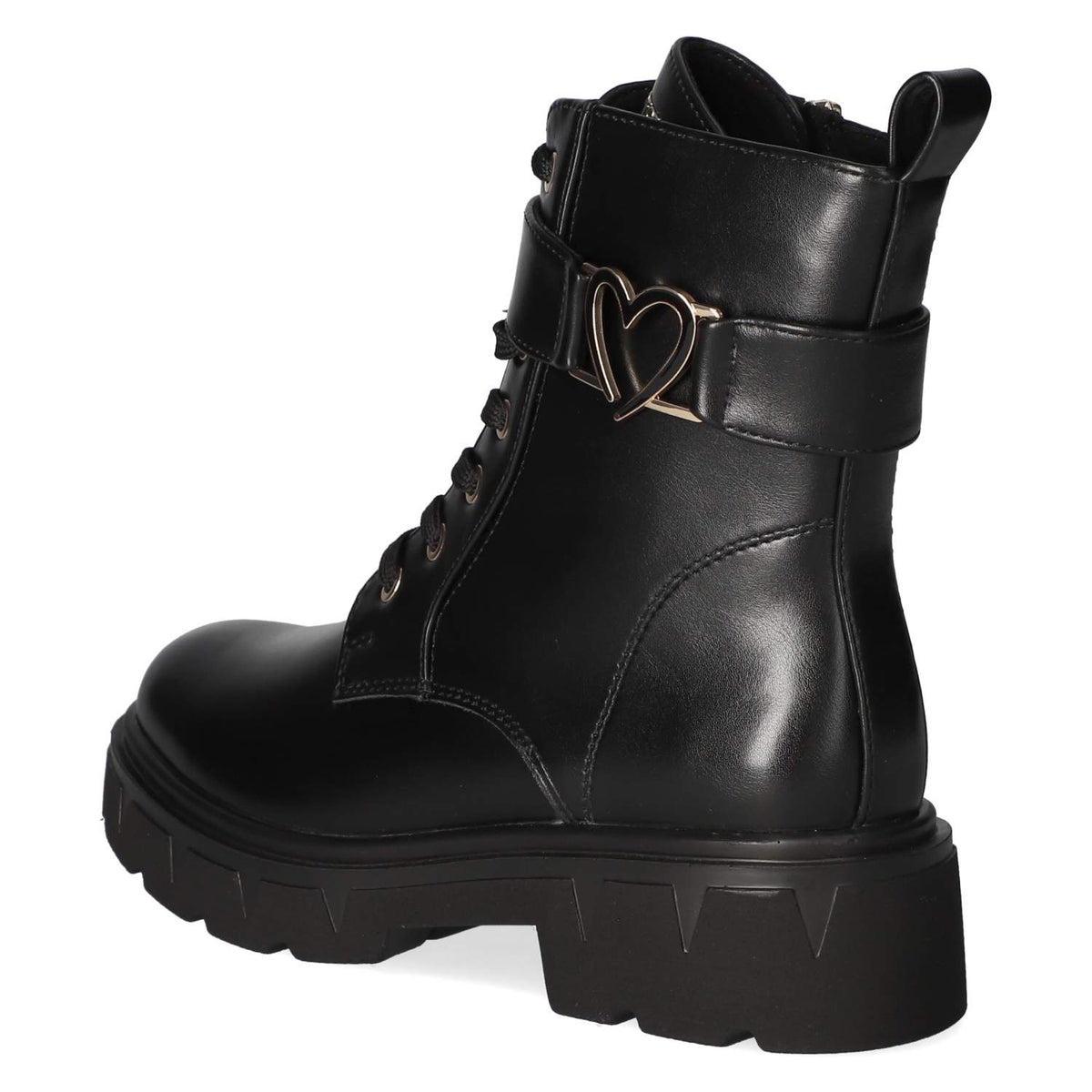 Schnürstiefeletten  Schwarz