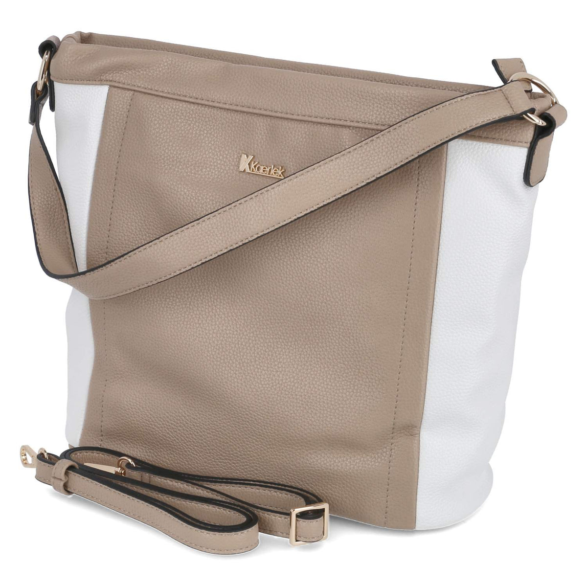 Schultertasche  Beige
