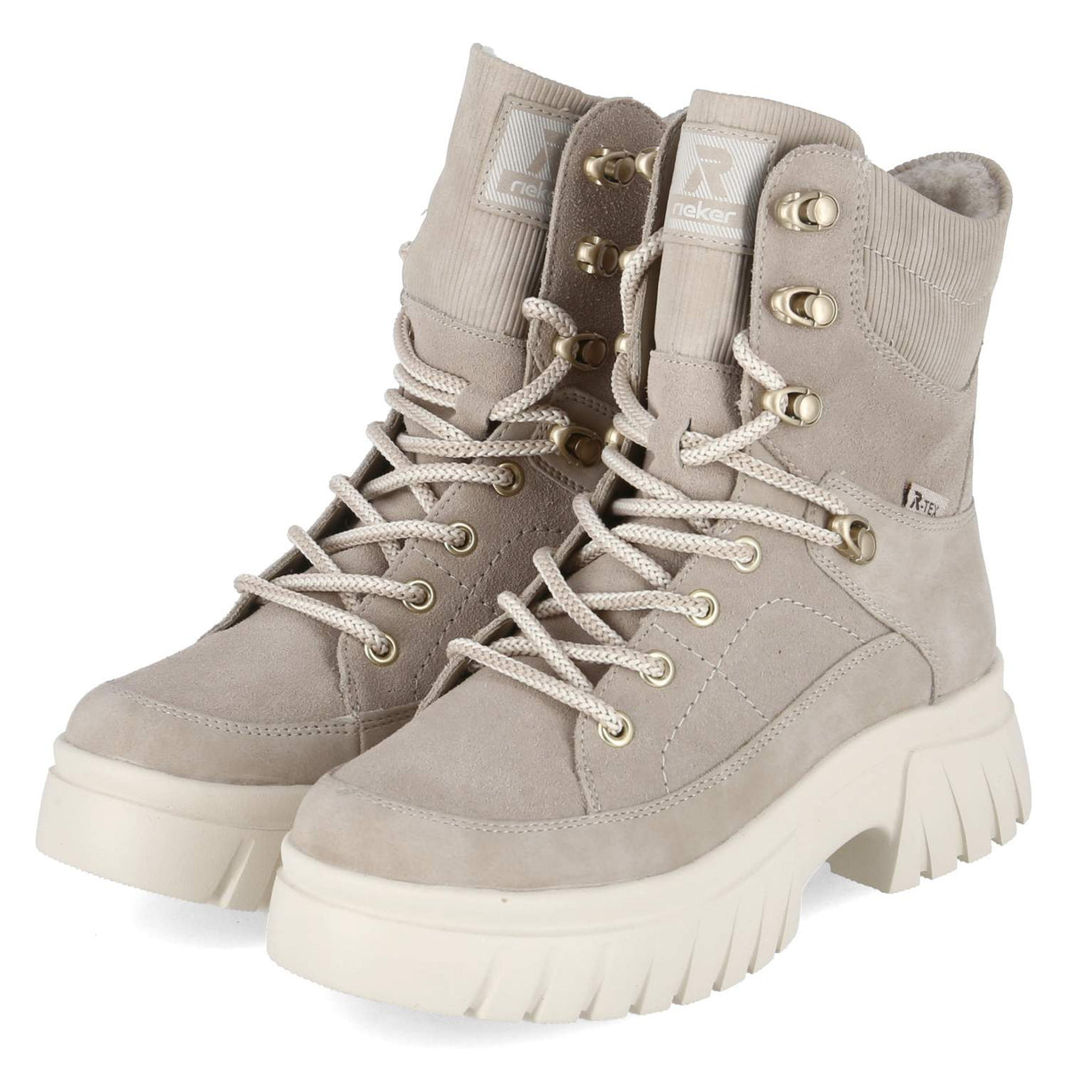 Schnürboots  Beige