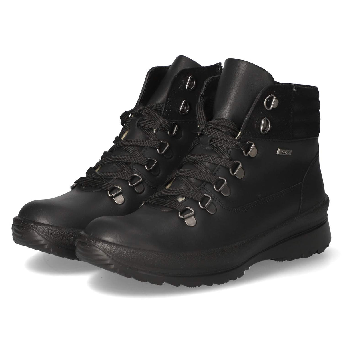 Schnürstiefeletten  Schwarz