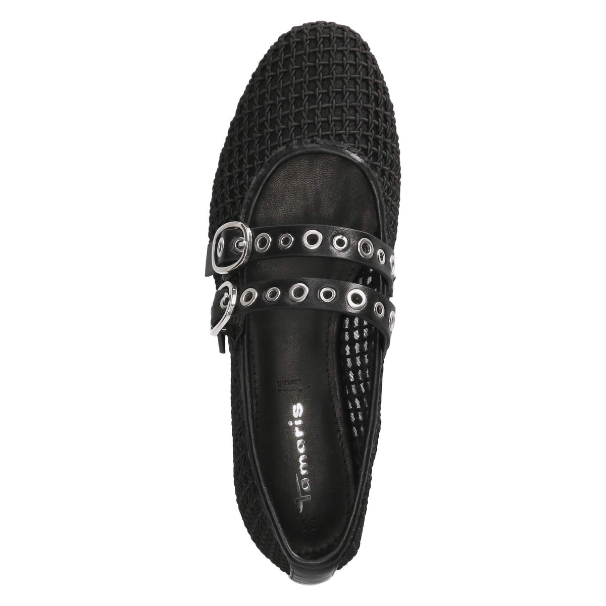 Spangenballerinas  Schwarz