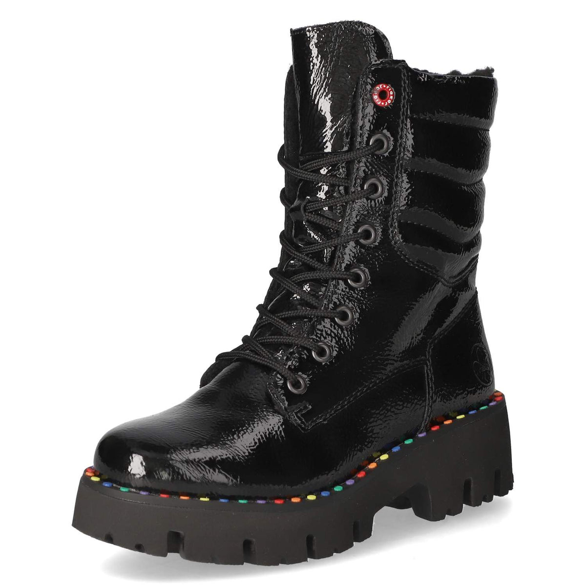 Schnürstiefeletten  Schwarz