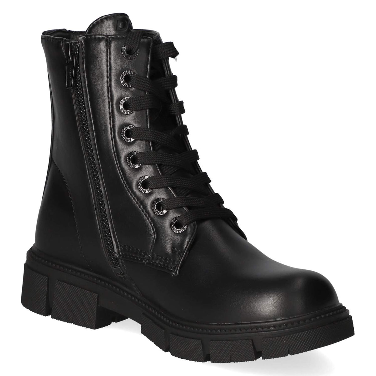 Schnürboots  Schwarz
