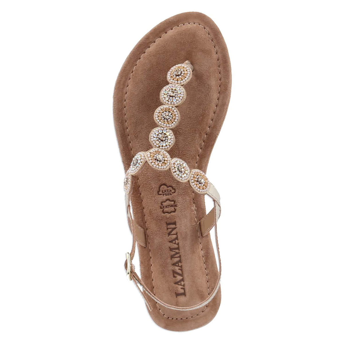 Zehentrenner-Sandalen  Gold