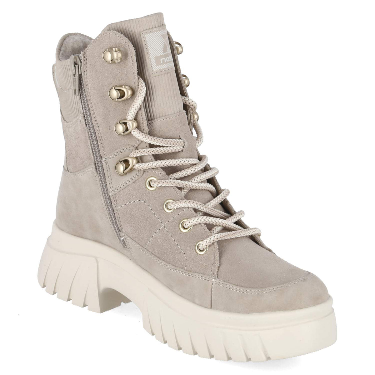 Schnürboots  Beige