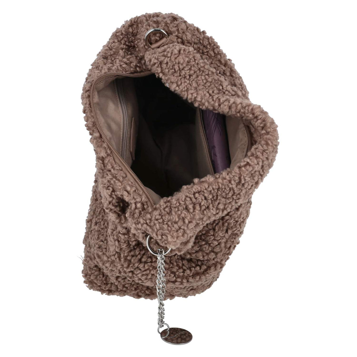 Schultertasche  Taupe