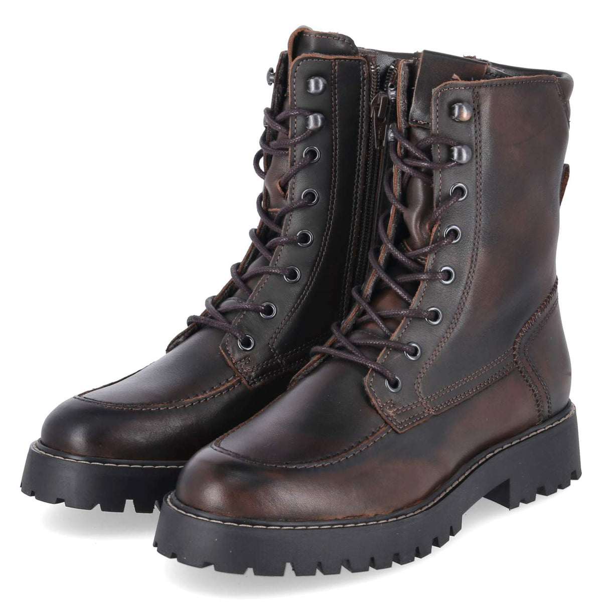 Schnürboots  Braun