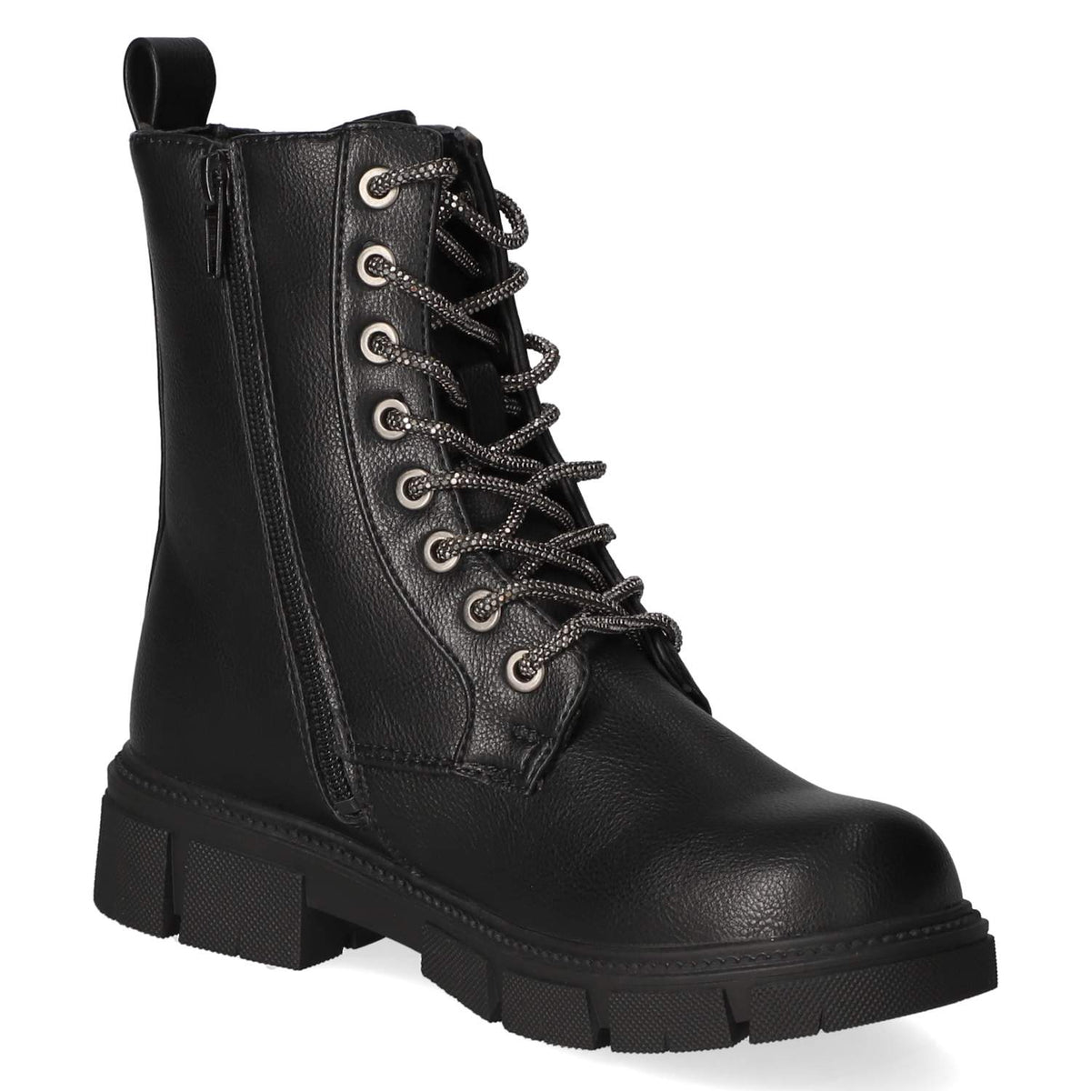 Schnürboots  Schwarz