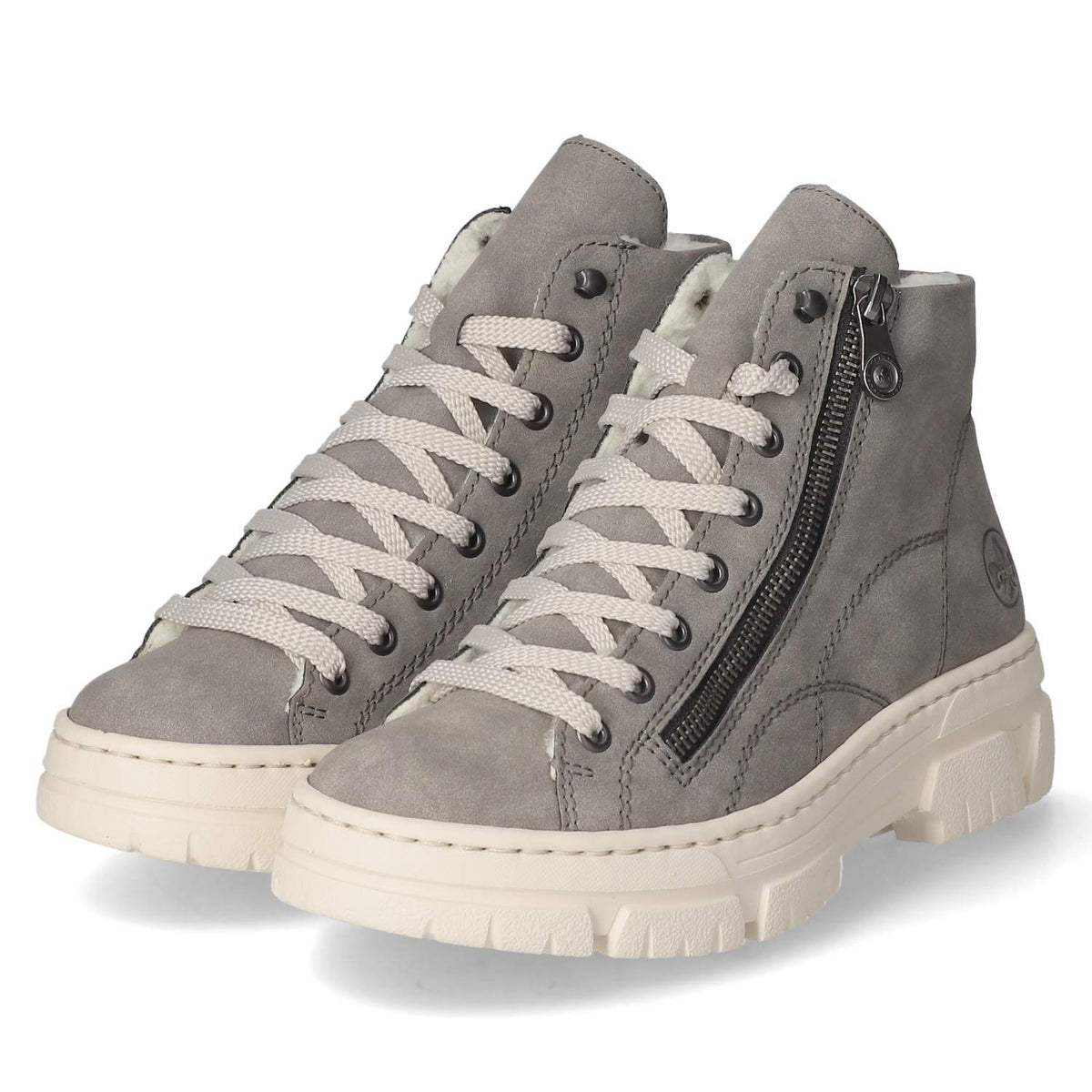 Schnürstiefeletten  Grau