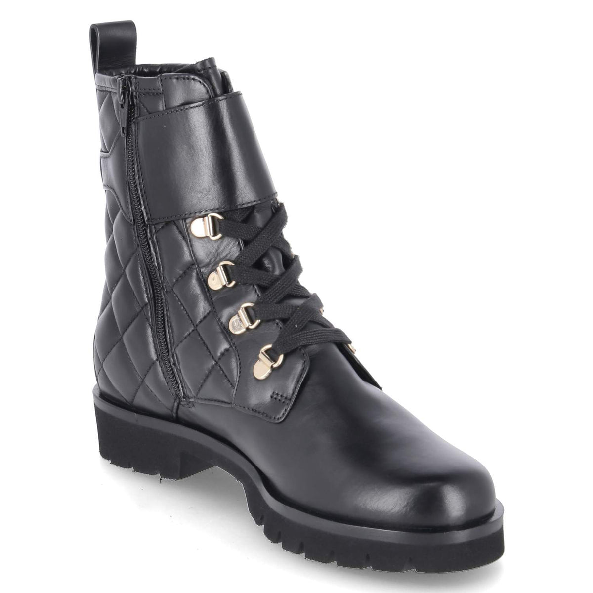 Schnürstiefeletten  Schwarz