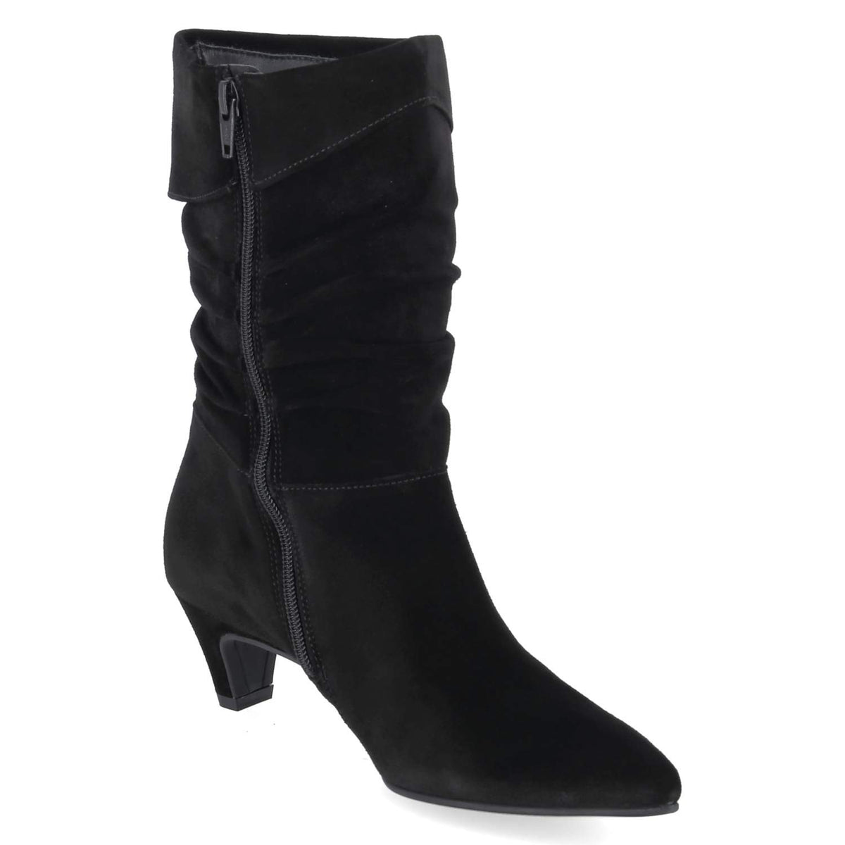 Slouchy Boot Stiefeletten  Schwarz