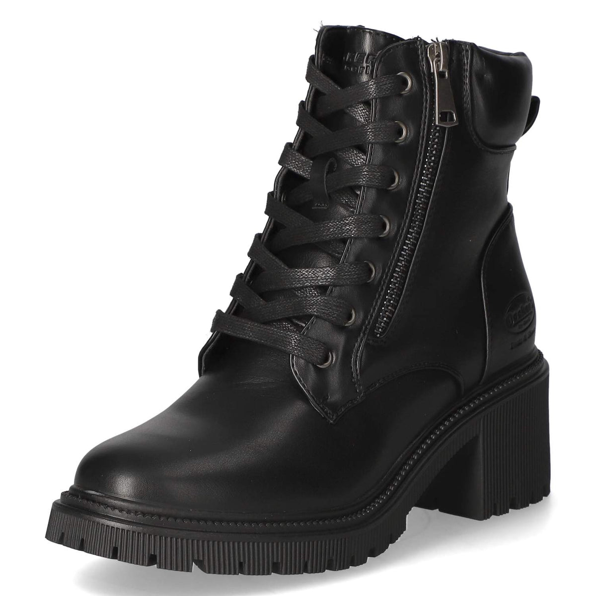 Schnürstiefeletten  Schwarz