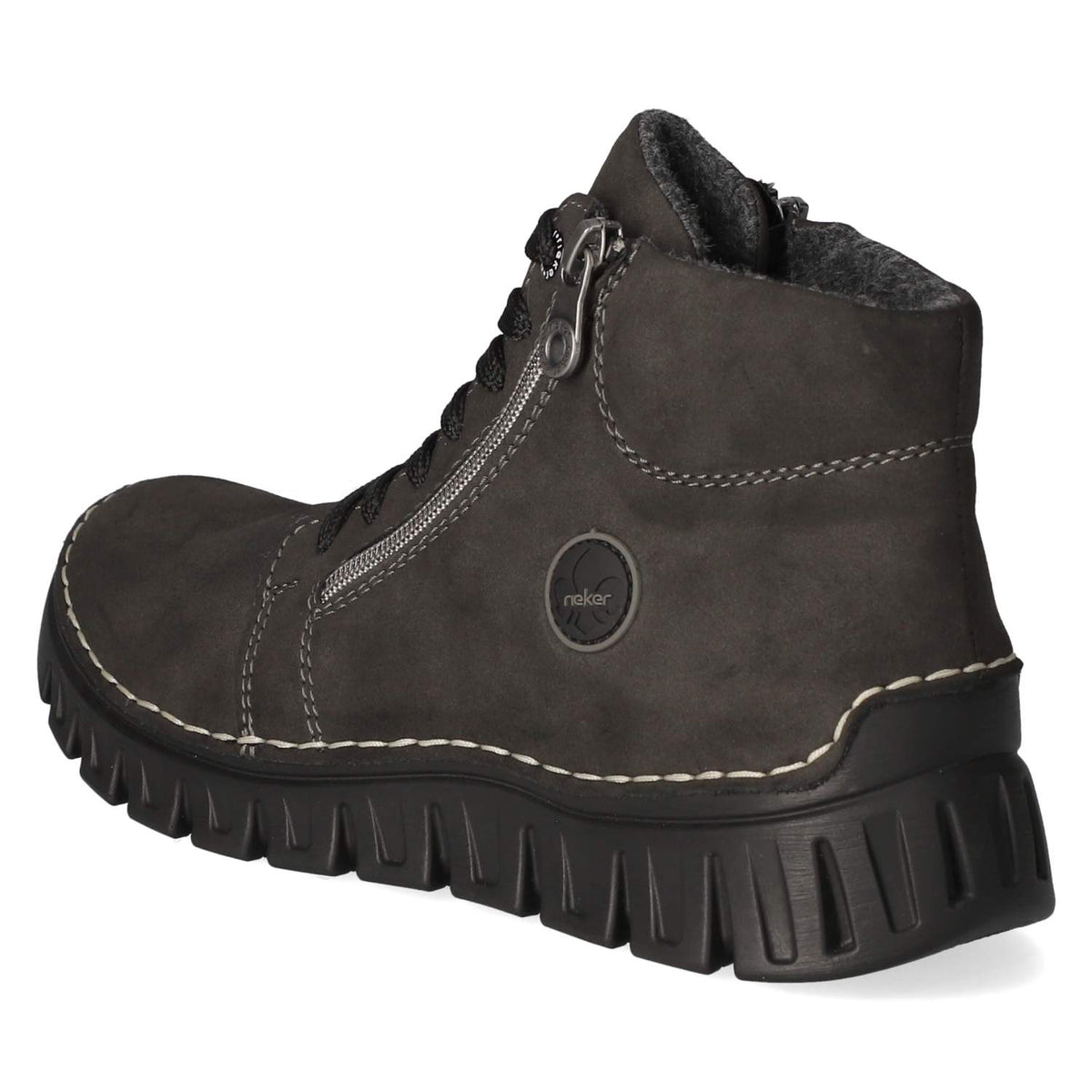 Schnürstiefeletten  Grau