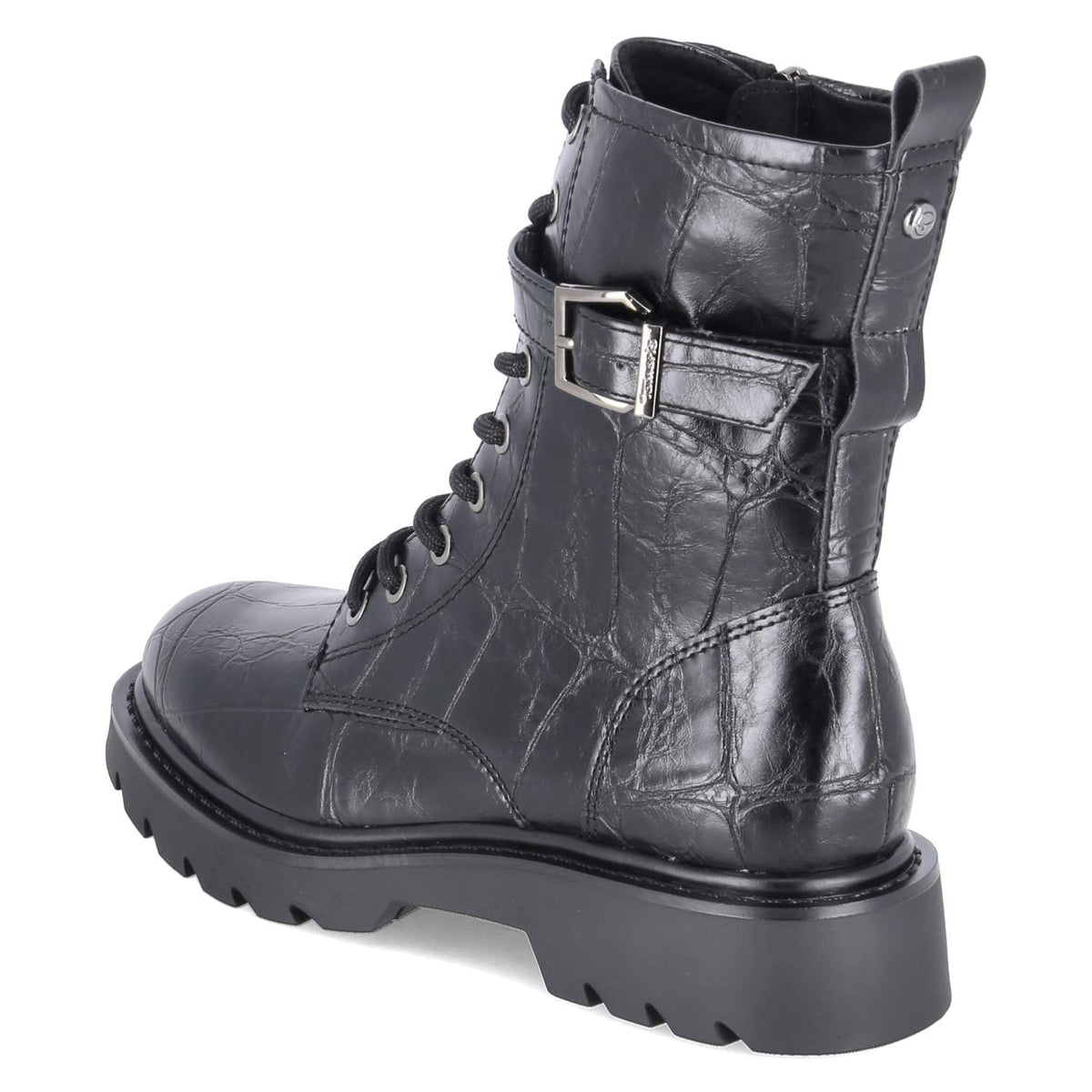 Schnürboots  Schwarz