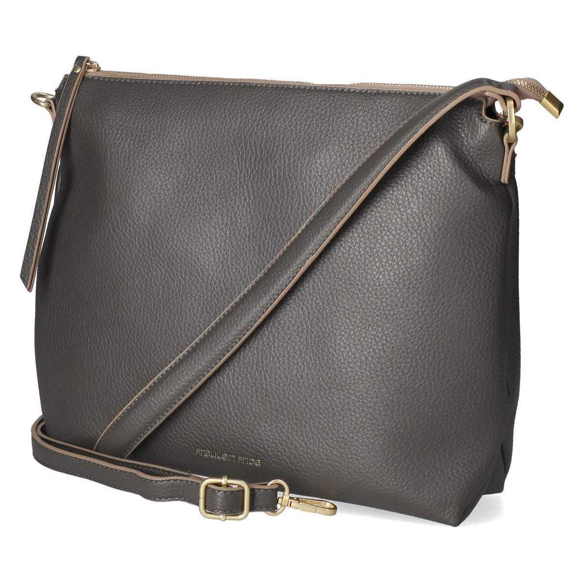 Schultertasche  Grau