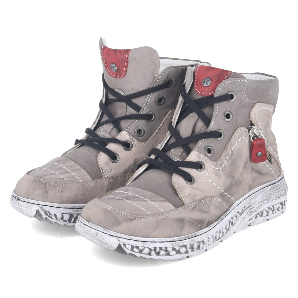 Schnürstiefel  Grau