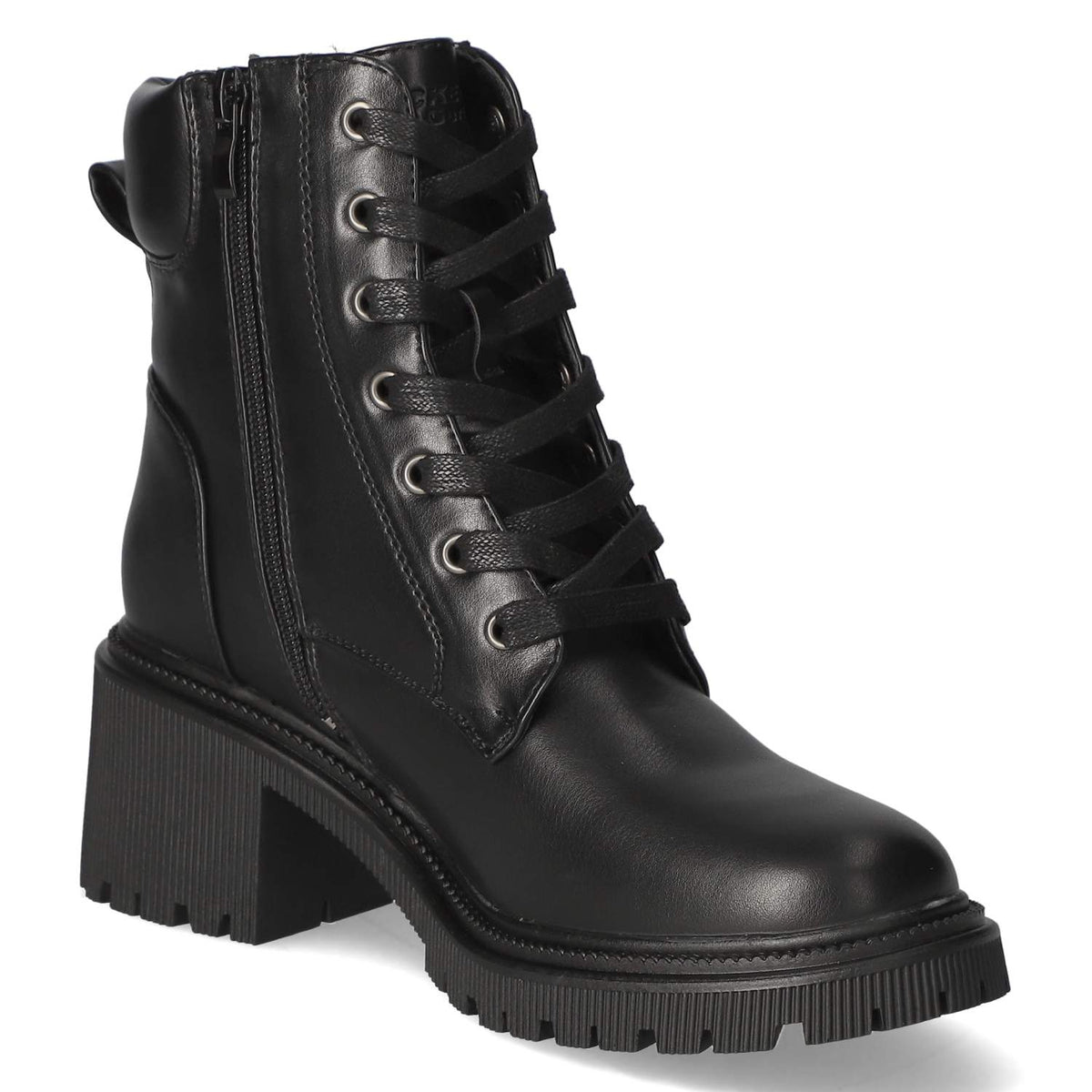 Schnürstiefeletten  Schwarz