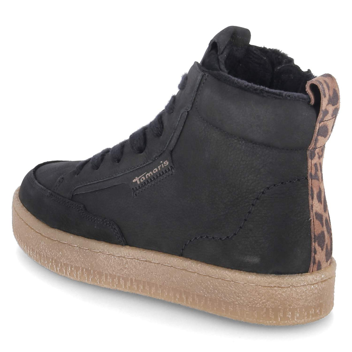Schnürstiefeletten  Schwarz