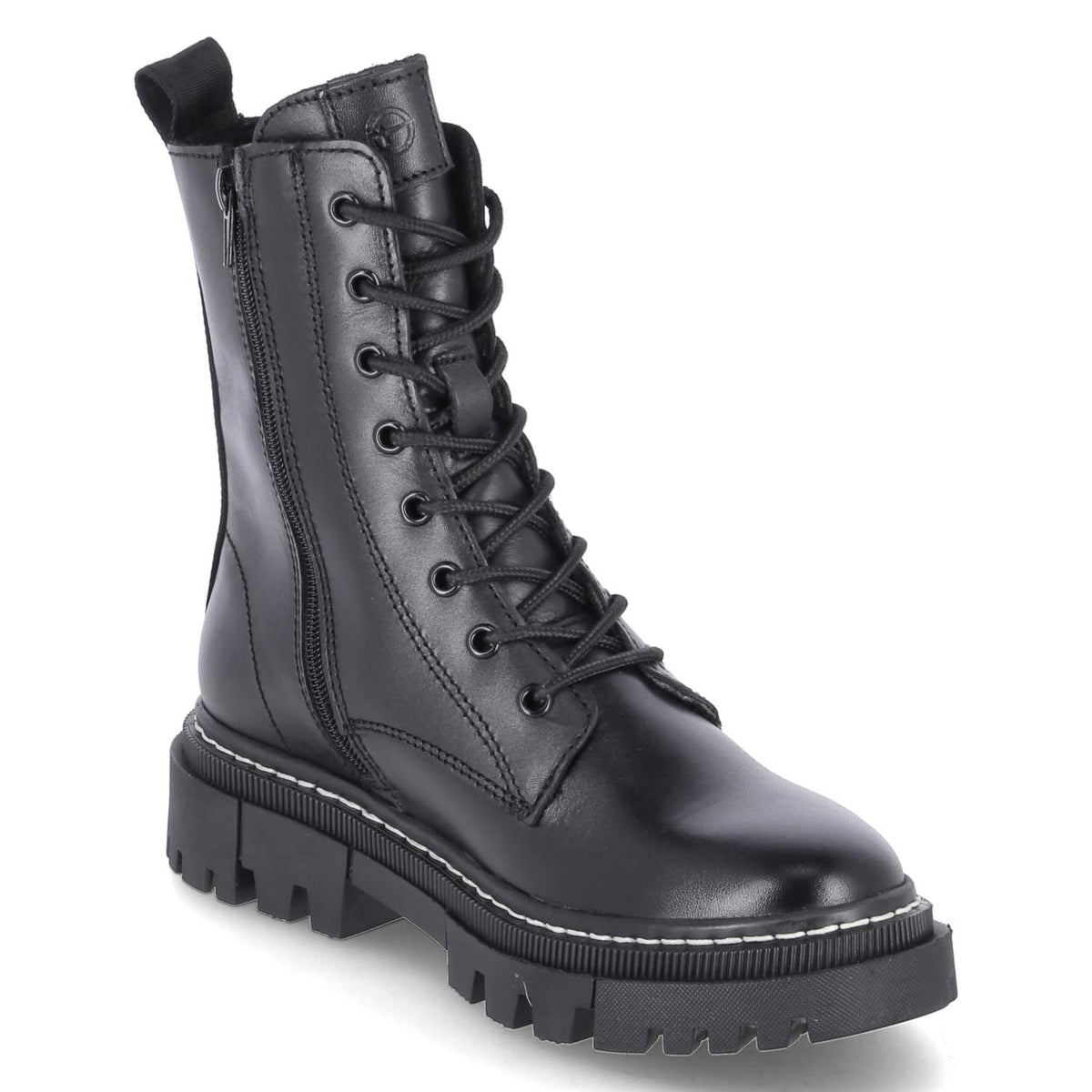 Schnürboots  Schwarz
