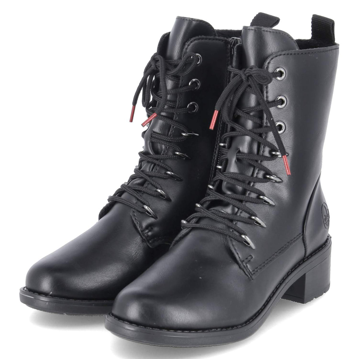Schnürstiefeletten  Schwarz