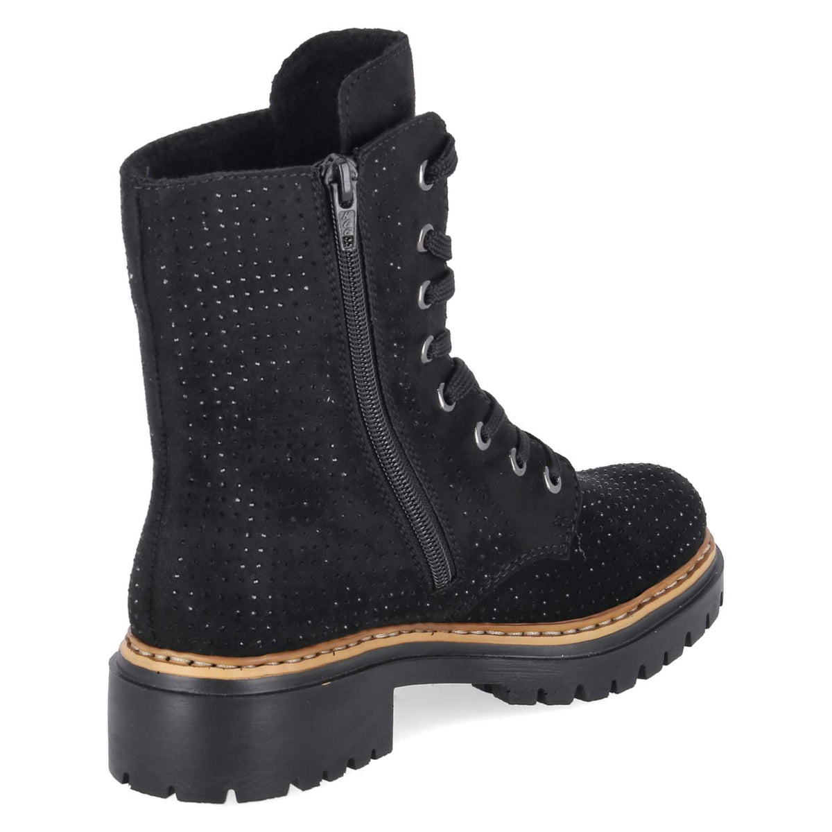 Schnürboots  Schwarz