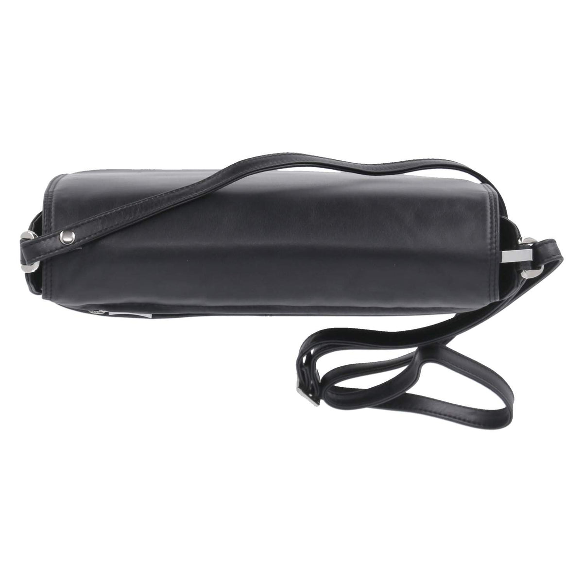Überschlagtasche  Schwarz