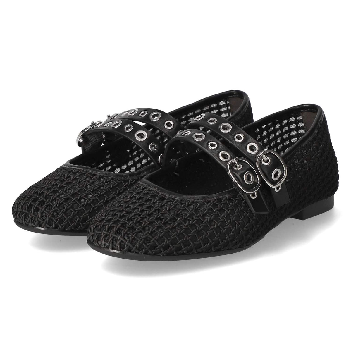 Spangenballerinas  Schwarz