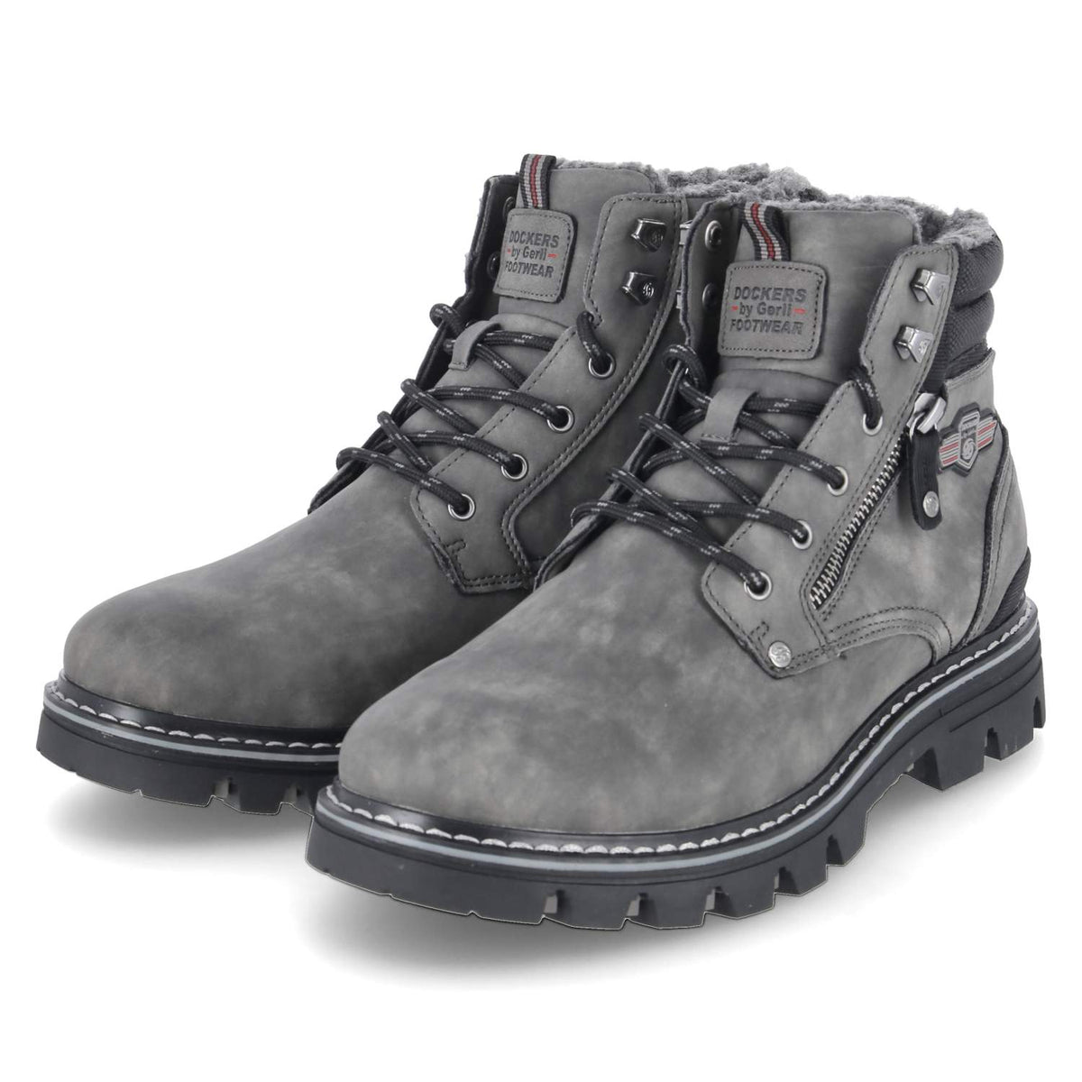 Schnürboots  Grau