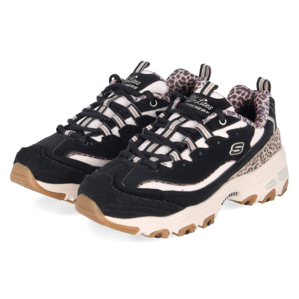 Low Sneaker D'LITES WILD CHARM Schwarz