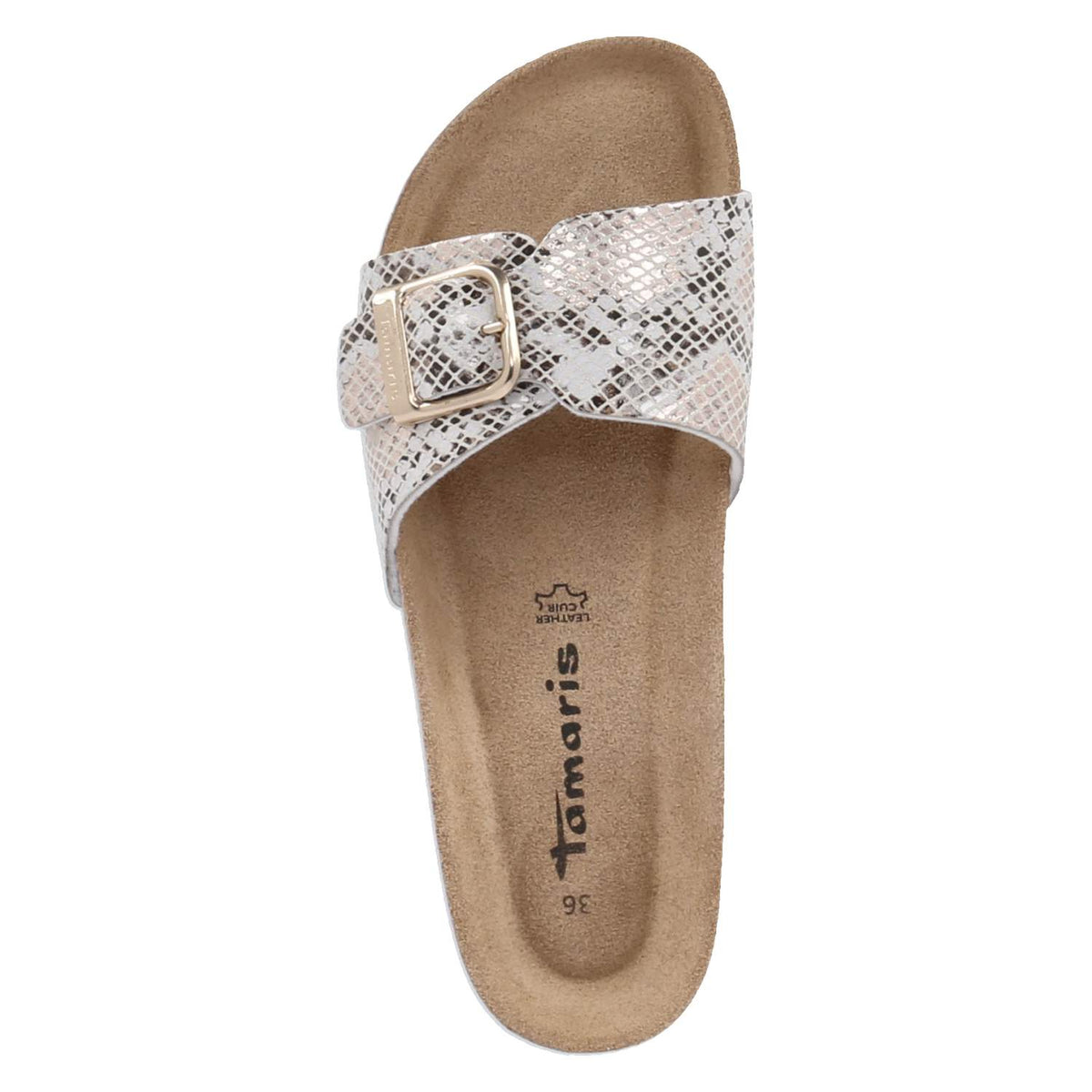Pantoletten  Beige
