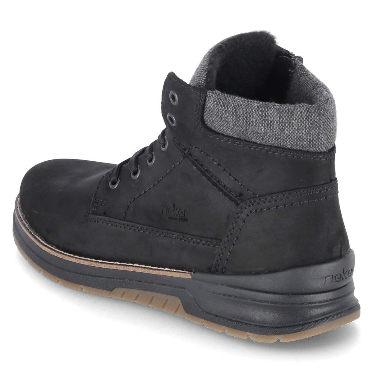 Schnürstiefeletten  Schwarz