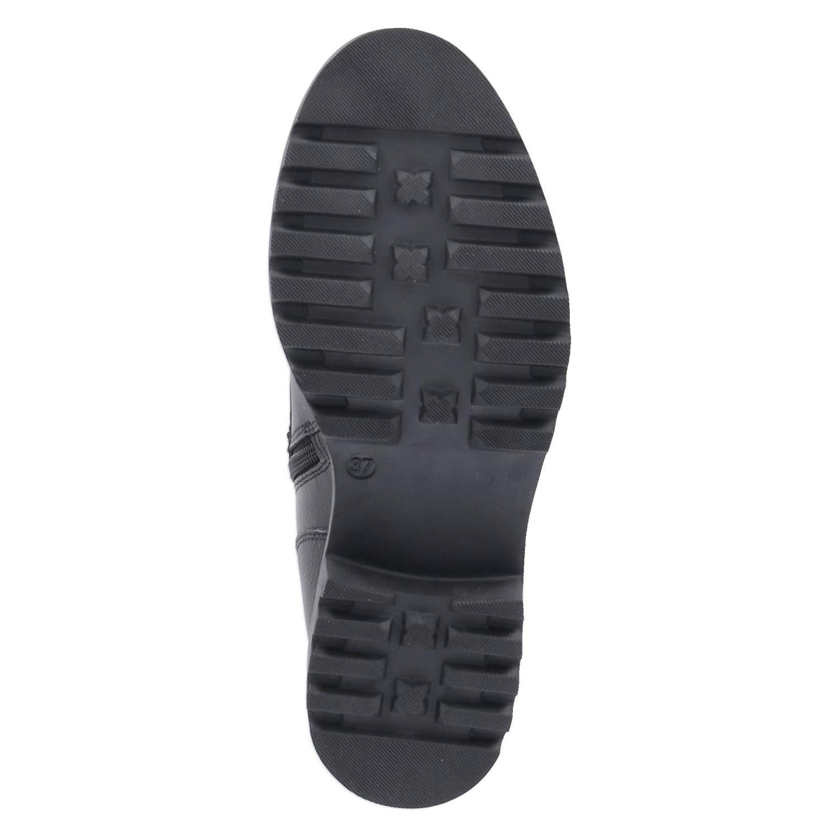 Winterschnürstiefeletten  Schwarz