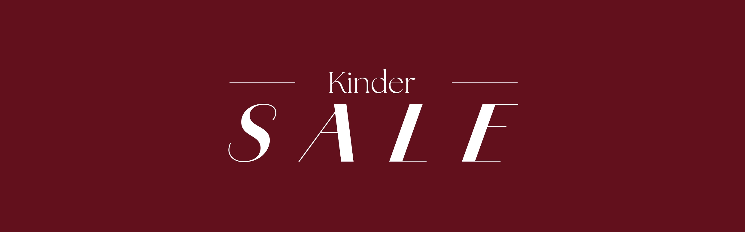 Kinder Sale