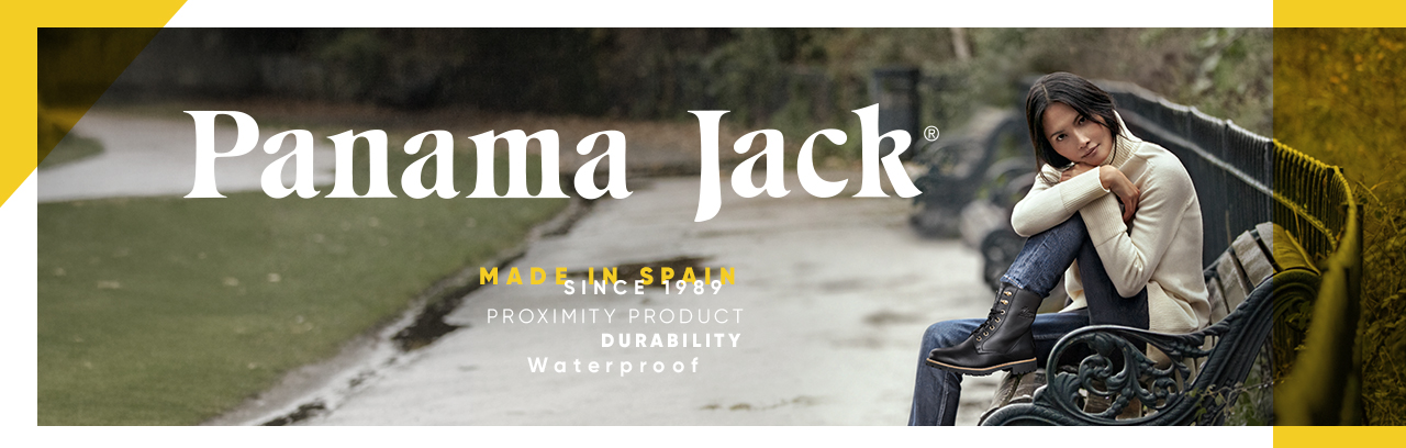 Panama Jack Banner - Frau trägt Boots